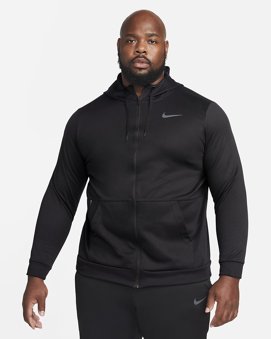 Nike Therma Fleece Full-Zip Black Winterized Jacket purchases Size Large Brand New